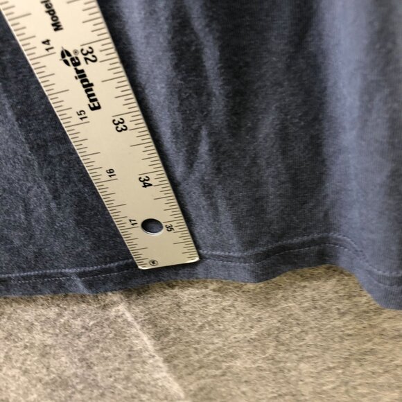 Gap Strapless Smocked Mini Dress Womens 14P Blue A-Line Pull On Modal Blend - Picture 6 of 8